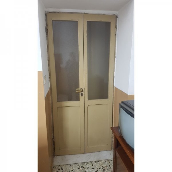 PORTA A 2 ANTE CON VETRI EPOCA PRIMI 900