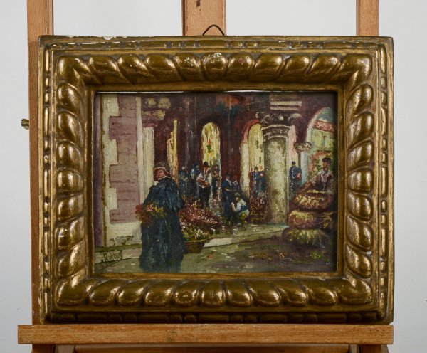 quadro dipinto cornice oro