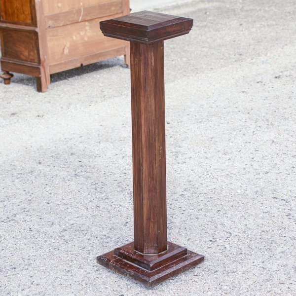 Colonna in legno portavaso Italia epoca metà del 900