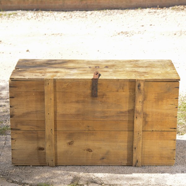 Cassa baule i legno grezzo  primo 900