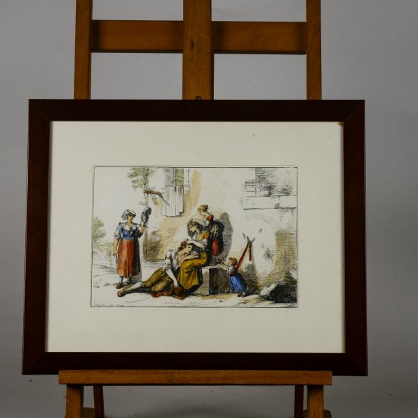 Stampa Pinelli Roma incorniciata quadro 