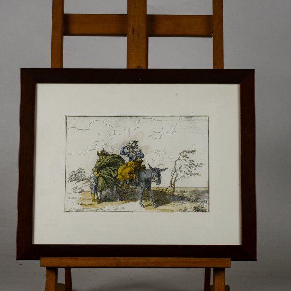 Stampa Pinelli Roma incorniciata quadro 
