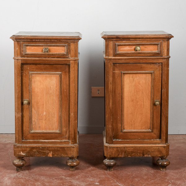 Coppia comodini epoca fine XIX secolo