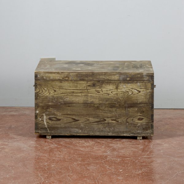 baule da viaggio antico liscio sec XX 