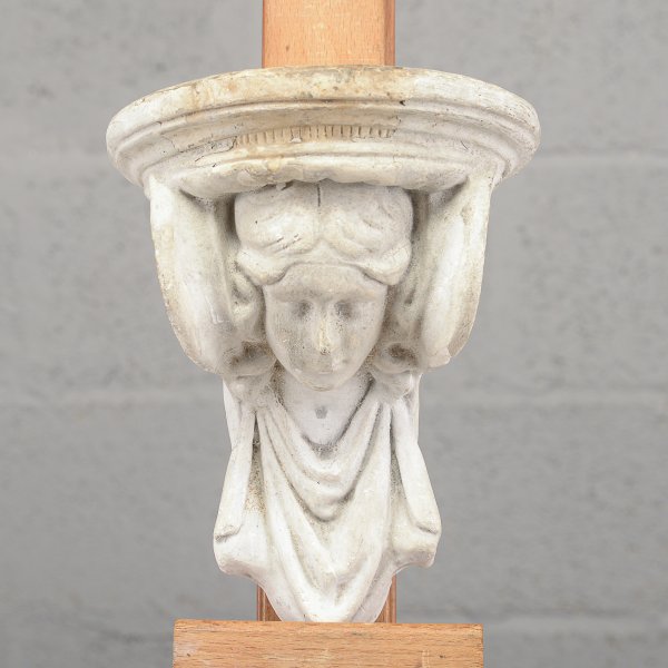  mensolina in gesso fine XIX secolo neoclassica
