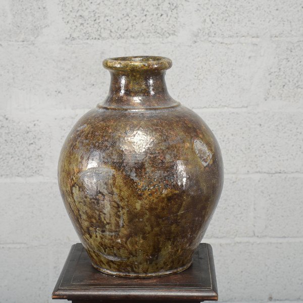 Rustica anfora giara terracotta smaltata Italia inizio XX secolo
