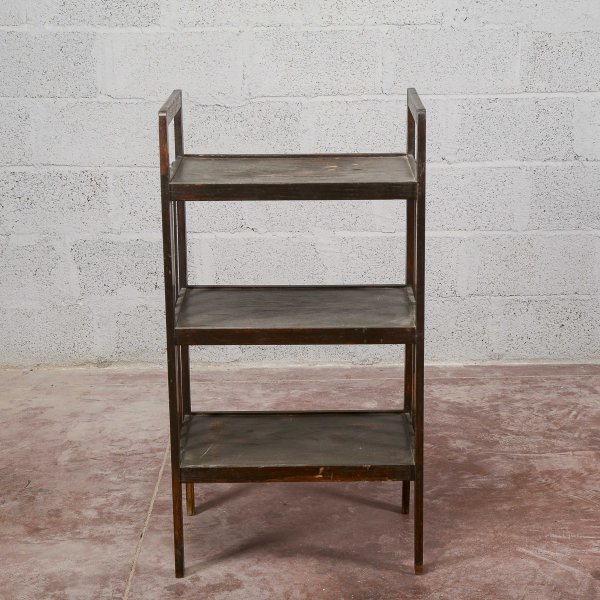 Etagere a giorno tinta scura epoca Liberty