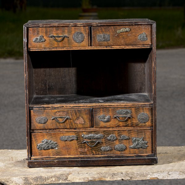 Cassettiera secretaire cineseria orientale epoca 800