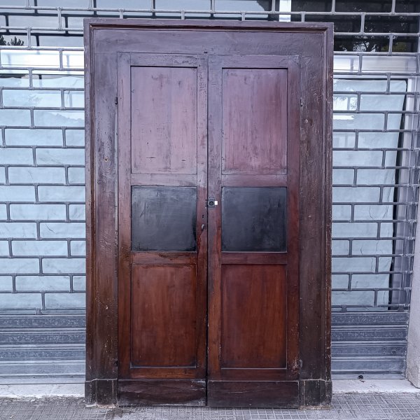 Porta con telaio due ante Italia epoca prima metà dell'800