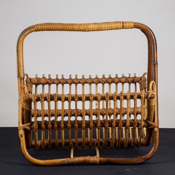 portariviste giornali da salotto in bamboo