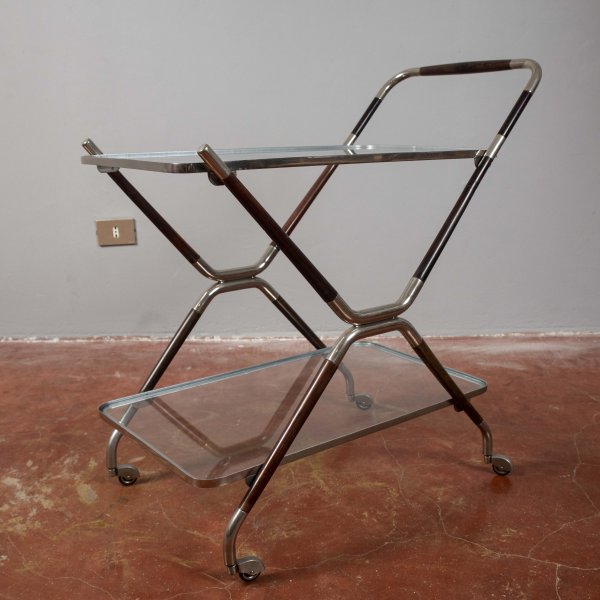 carrello servizio Cesare Lacca anni 50
