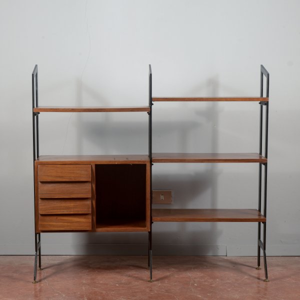 Libreria a giorno anni 1960  mid century originale