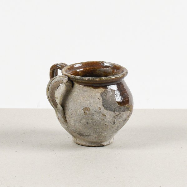 vaso terracotta antico con doppio manico