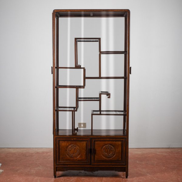 Credenza libreria vetrina teca orientale  Art Nouveau