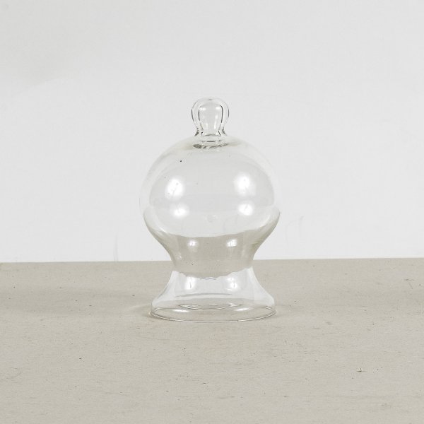 cappe di vetro forma a campana trasparente