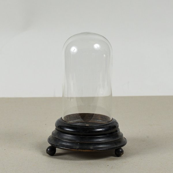 Teca campana porta reliquia XIX secolo tinta ebano