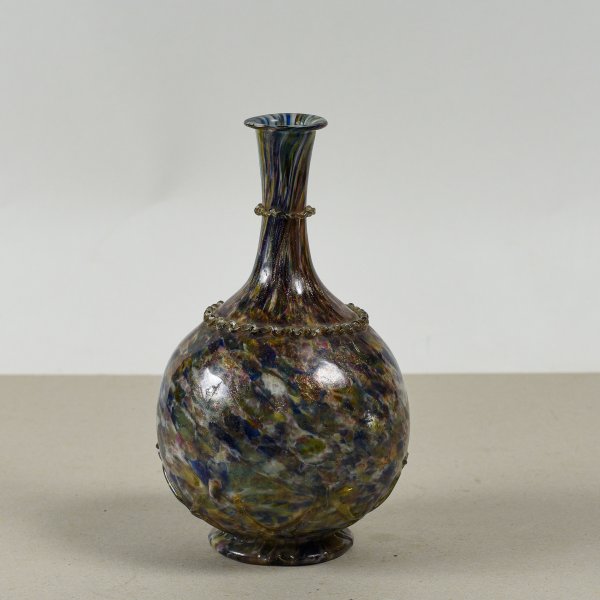 Bottiglia vaso anfora vetro opalescente  Murano XX secolo